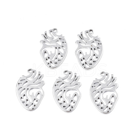 Non-Tarnish 201 Stainless Steel Pendants STAS-T063-179P-1