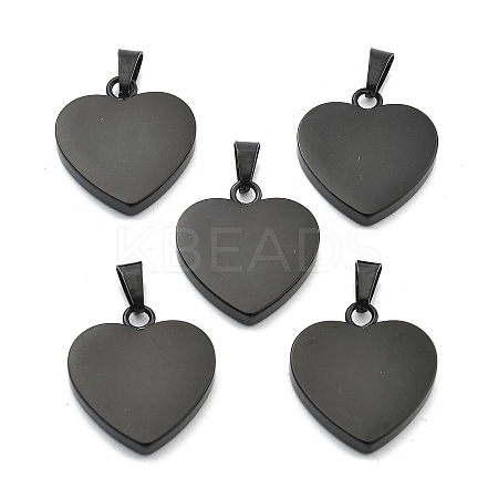 Ion Plating(IP) Fashionable 304 Stainless Steel Stamping Blank Tag Pendants STAS-J002B-01B-1