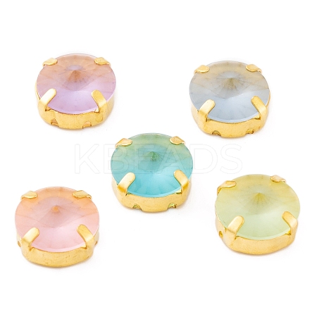 Round Shaped Sew on Rhinestone GLAA-K069-03A-G-1