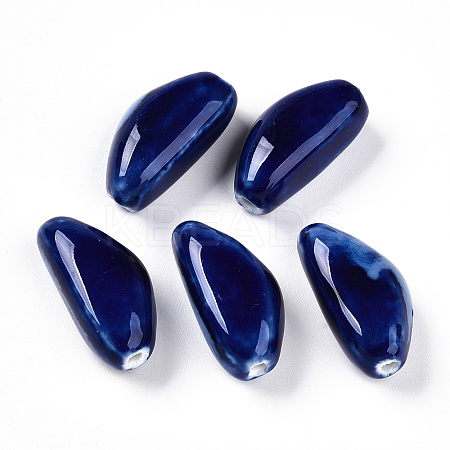 Handmade Porcelain Beads PORC-N008-08M-1