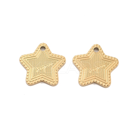 Ion Plating(IP) 304 Stainless Steel Pendants STAS-S140-18G-1