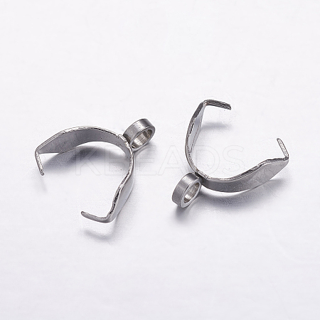 100Pcs 304 Stainless Steel Pinch Bails STAS-ZF0001-39-1