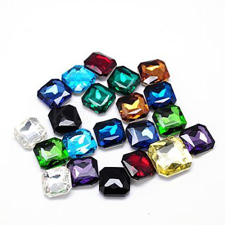 Glass Pointed Back Rhinestone RGLA-A004-23x8mm-M-1