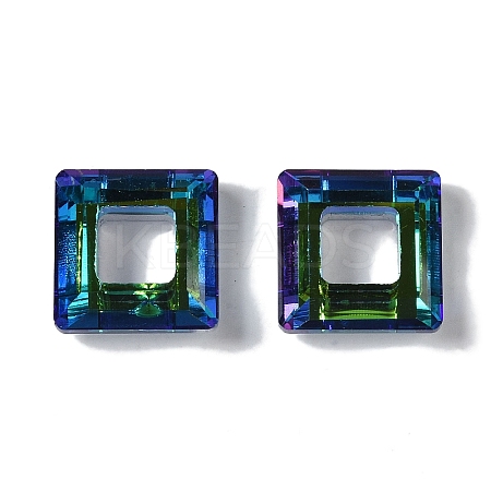 Transparent Electroplate Glass Pendant GLAA-Q101-01A-HR01-1