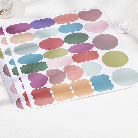 6Pcs Waterproof Sticker Labels STIC-LP0001-10-1