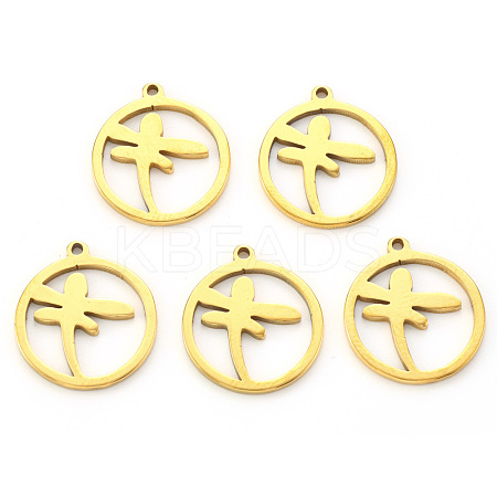 PVD Vacuum Plating 304 Stainless Steel Pendants STAS-N092-40G-1