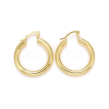 Rack Plating Brass Hoop Earrings EJEW-F278-09G-1