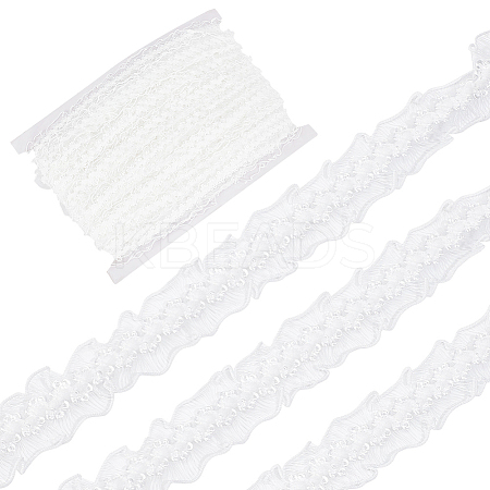 40M Elastic Lace Trim OCOR-WH0003-005A-1
