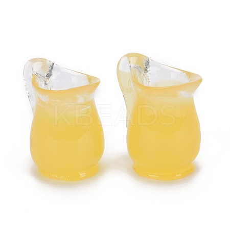 Resin Macaron Juice Glass Cabochons LS-DIY-B014-03C-1