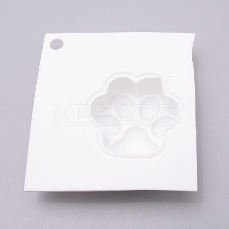 DIY Cat Paw Silicone Molds LS-DIY-WH0177-94A-1
