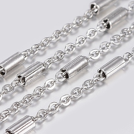 Tarnish Resistant 304 Stainless Steel Cable Chains CHS-K007-07A-1