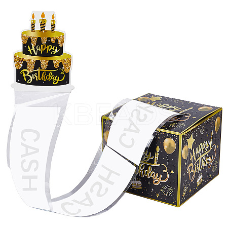 Happy Birthday Day Money Box for Cash Gift Pull DIY-WH200050-32C-1