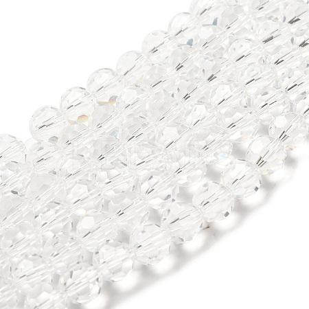 Transparent Glass Beads EGLA-A035-T10mm-D19-1