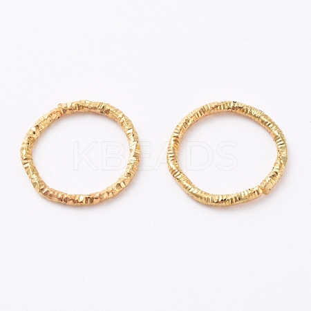 Iron Textured Jump Rings IFIN-D086-03-G-1
