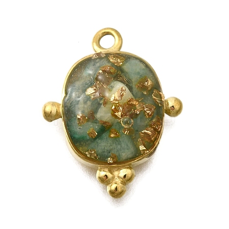304 Stainless Steel Enamel Pendants STAS-H201-02G-02-1
