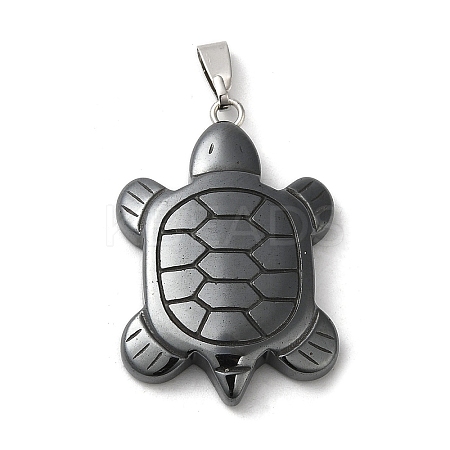 Synthetic Non-Magnetic Hematite Pendants G-E611-01P-1