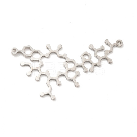 Non-Tarnish 201 Stainless Steel Pendants LS-STAS-E175-09P-1
