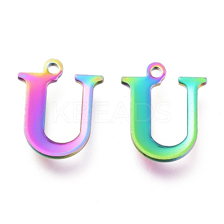 Ion Plating(IP) 304 Stainless Steel Charms STAS-H112-U-M-1