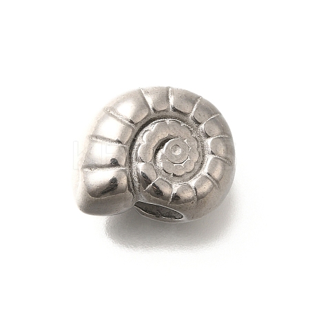 Anti-Tarnish 304 Stainless Steel European Beads STAS-I321-49P-1