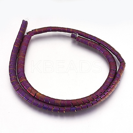 Electroplate Non-magnetic Synthetic Hematite Bead Strands G-I208-17F-F-1