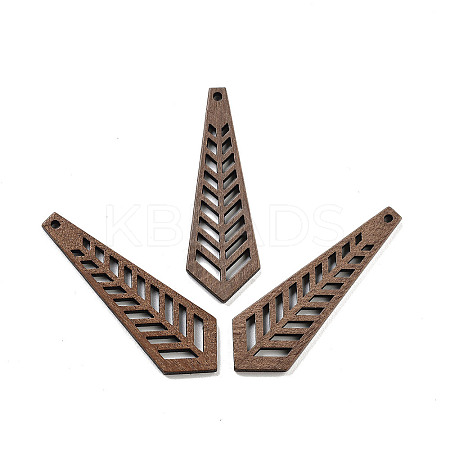 Walnut Wood Pendants FIND-Z050-09G-1