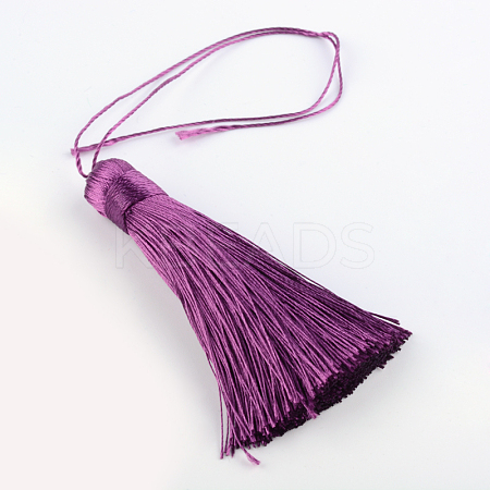 Polyester Tassel Pendant Decorations AJEW-R057-11-1