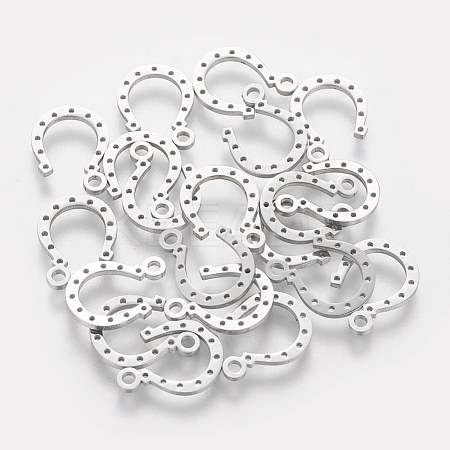 20Pcs 201 Stainless Steel Charms STAS-DC0009-45-1