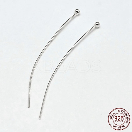 925 Sterling Silver Ball Head Pins LS-STER-F018-03K-02-1