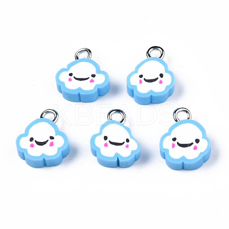 Handmade Polymer Clay Charms CLAY-N006-37B-01C-1