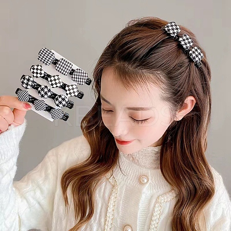 Fashion Double Layer Cloth Alligator Hair Clips Sets PHAR-P005-26-1