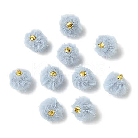 20Pcs Plush Pompom Pendants FIND-YW0008-65B-1