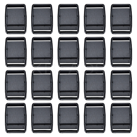 20Pcs Plastic Quick Contoured Side Release Buckle KY-NB0001-45-1