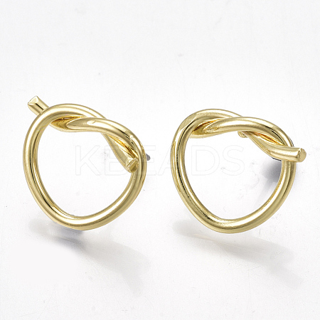 Alloy Stud Earrings PALLOY-T065-09-1