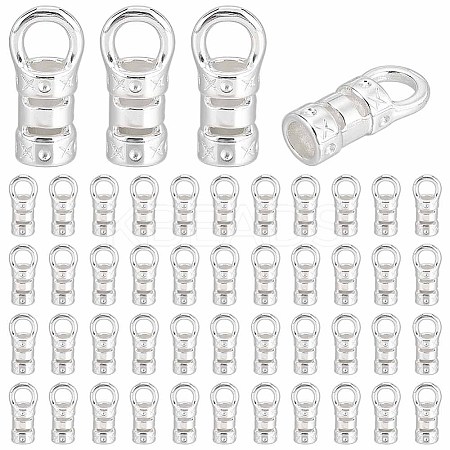 50Pcs Brass Cord Ends KK-PH0012-88A-1