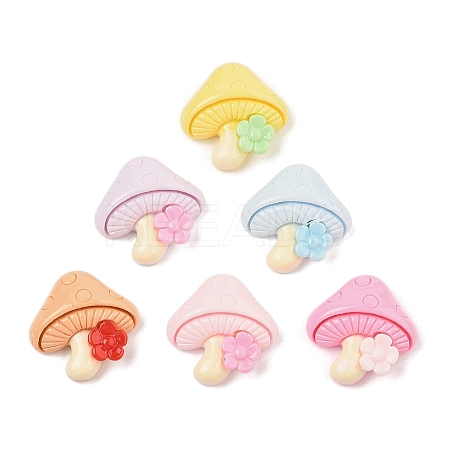 Opaque Resin Cabochons CRES-R456-07A-1