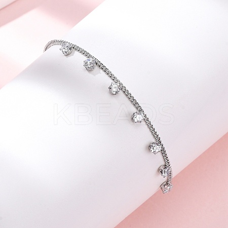 304 Stainless Steel Charm Bracelets LS-BJEW-A047-02P-1