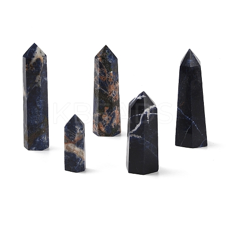 Tower Natural Sodalite Healing Stone Wands G-A096-02I-1