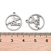 Non-Tarnish Mother's Day 201 Stainless Steel Pendants STAS-A090-22P-3