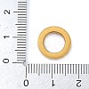 PVD Vacuum Plating 304 Stainless Steel Crystal Rhinestone Linking Rings STAS-Z082-01G-01-3
