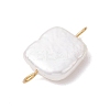 Natural Keshi Pearl Connector Charms PALLOY-JF04243-02-6