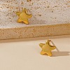 304 Stainless Steel Stud Earrings for Women LS-EJEW-G459-01D-G-1