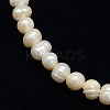 Natural Cultured Freshwater Pearl Beads Strands X-PEAR-L001-C-14-2