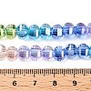 Rondelle Transparent Glass Beads Strands GLAA-T023-33A-4