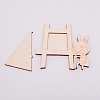Unfinished Natural Wood Photo Frames DIY-WH0175-79-1