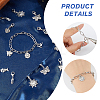 48Pcs 12 Styles Alloy Pendant Decorations HJEW-FH00011-5