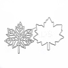 Autumn Theme Maple Leaf Carbon Steel Cutting Dies Stencils DIY-R079-014-2