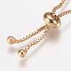 Adjustable Brass Bolo Bracelets BJEW-E333-05G-B-3