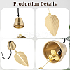 Brass Bell Pendants HJEW-WH20816-010G-B-5