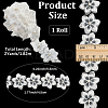 2 Yards Flower Polyester Lace Trim OCOR-CY0002-69C-2