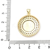 Brass Micro Pave Cubic Zirconia Pendants KK-H539-17A-01-3